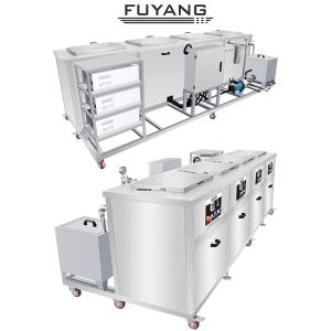 Quality 61L FUYANG 40KHz Four Tank Automotive Ultrasonic Cleaner For Car Engine Parts wholesale