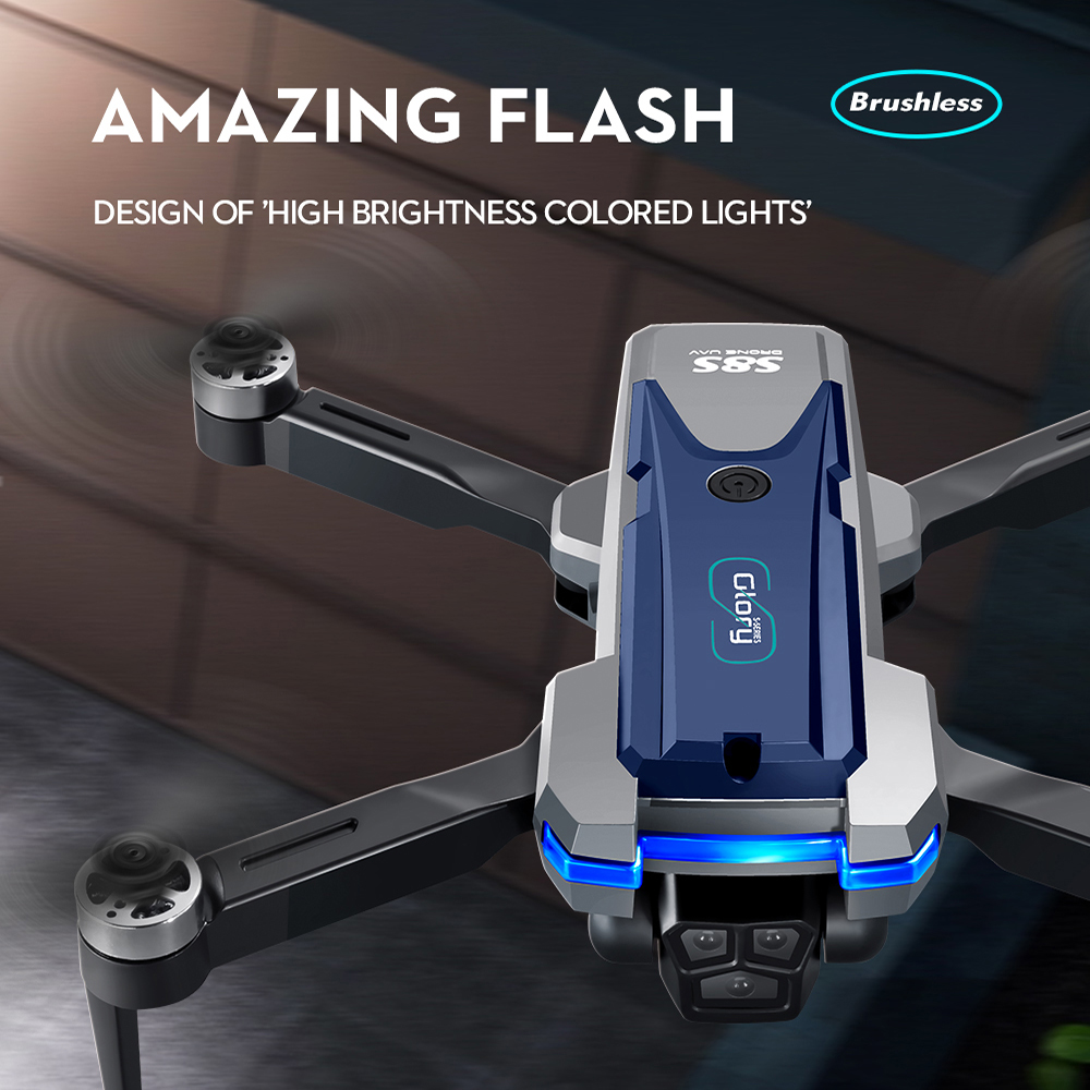 Hot S8s Drones 2.4G WiFi FPV 4K HD Camera Foldable RC Drone Quadcopter Performance Maximum Flight Time 10-20min