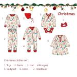 Cotton baby winter clothes christmas onesie baby jumpsuit 7pcs romper bodysuit