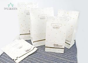 Quality Side Gusset White Greaseproof Paper , Flat Bottom Bag Without Handle wholesale