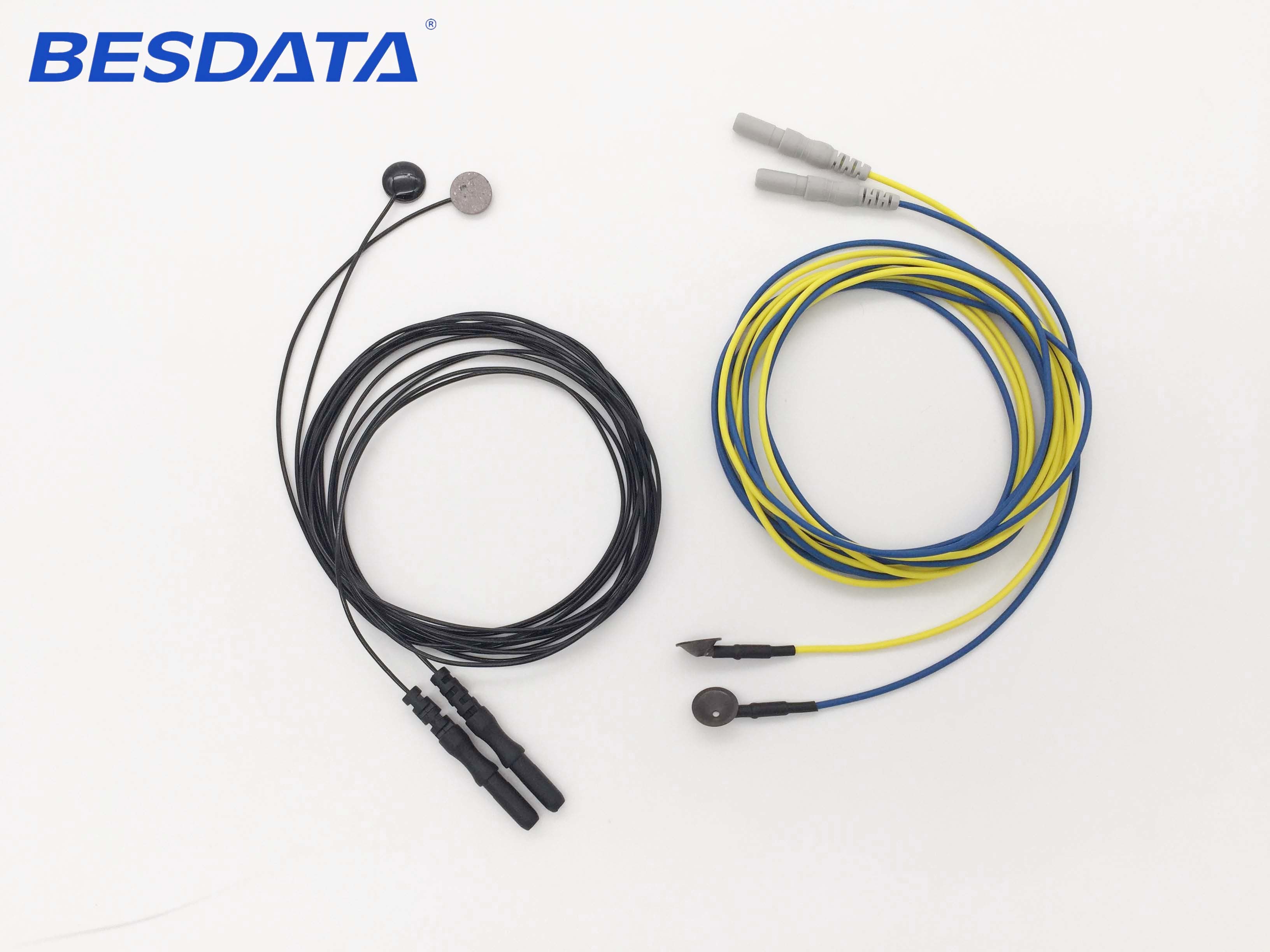 Pre - wired Silver Silver Chloride Electrodes Yellow Cable With High Quality