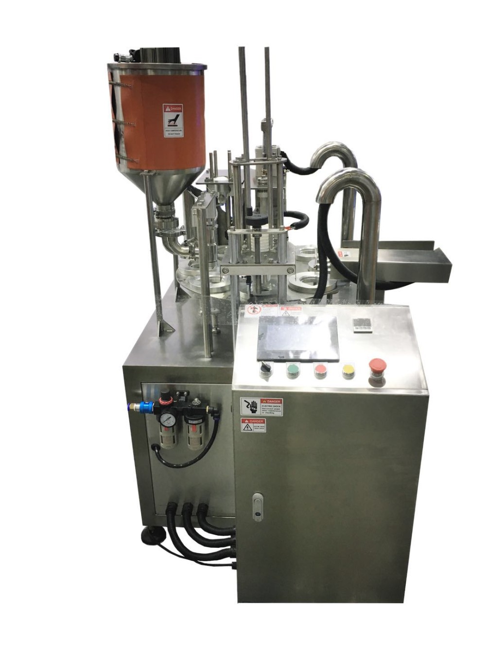 10-150ml Rotary Cup Filling Sealing Machine 1200-3600 Cups / H Big Capacity