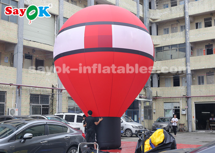 Oxford Cloth 7m Falling Earth Inflatable Balloon For Outdoor Decoration
