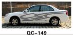 PVC Water Proof Car Decoration Custom Car Body Sticker QC-149G