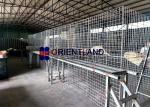 MIL10 2.12x1.52x30.5m zinc-aluminum alloy steel wire Hesco Barrier