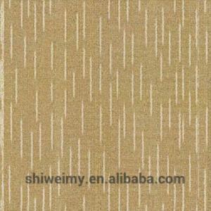 Quality Pure color striped 100%solution dyed invista nylon 6 carpet tile wholesale