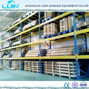 Quality Cargo Storage Heavy Duty Pallet Racks , Customized Industrial Metal Shelving wholesale