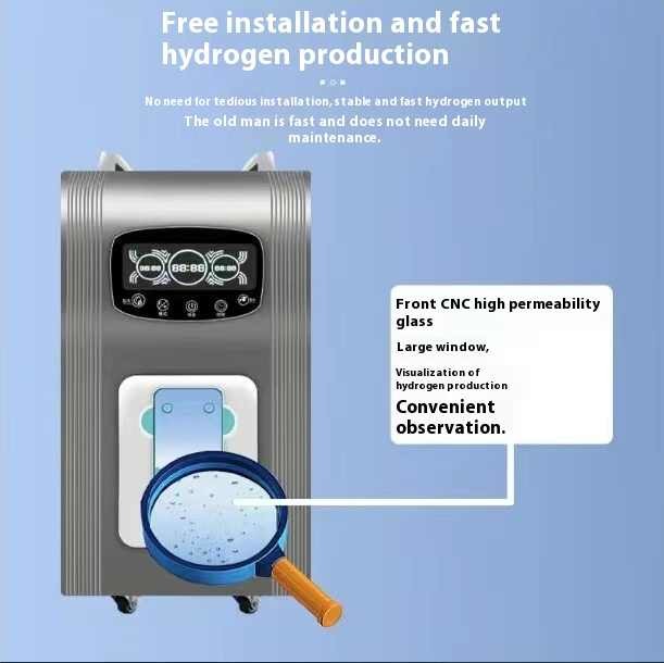 Hydrogen Inhaler 6000ml Molecular Hydrogen Inhalation Machine For Home Gym Travel Use High Purity Energy Efficient Design Weizi
