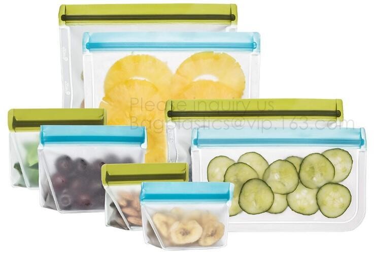 fresh food vegetable fruit roll packaging plastic flat pouch bag,zipper Seal pack Embossing Vacuum Bag for Fresh Food