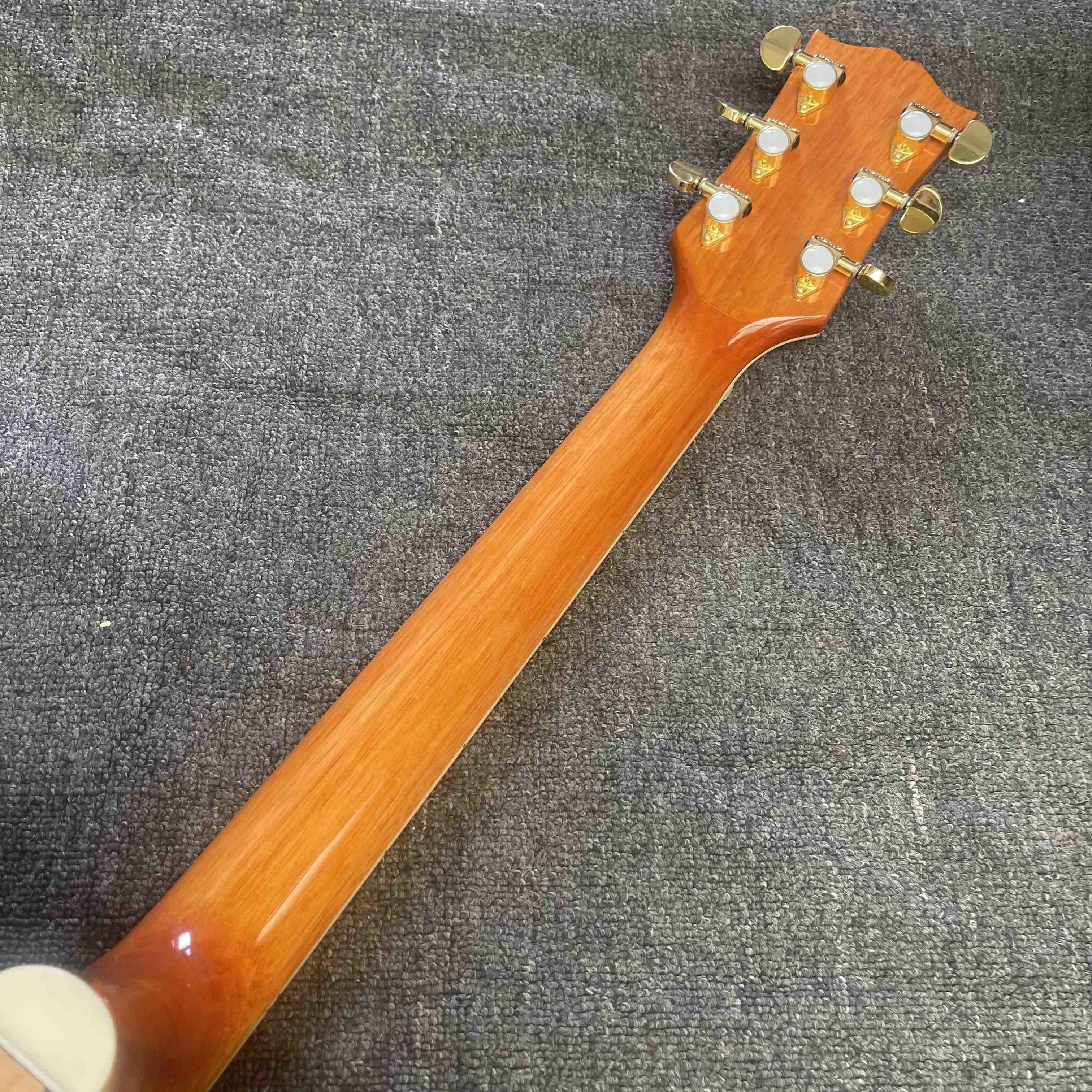 Custom Dreadnought 41 Inch Dove style acoustic guitar abalone binding