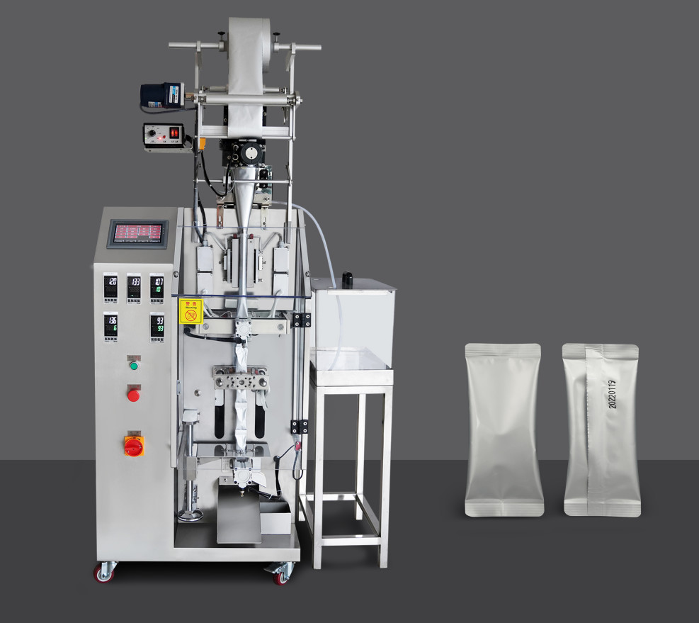 Factory Price Customized seeds powder liquid cream Pouch Servo Motor Round Conner Back Sides Sealing Packing Machine