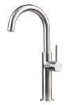 Steel 304 Sanitary Wares Single Handle Sink Faucet Bathroom Cabinet Mixer Tap