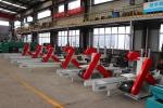 Round log circular saw sliding table sawmill, Big motor power Double Disc