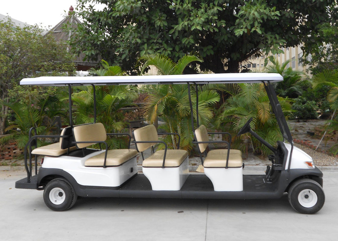 Battery Powered Multi Passenger Golf Carts , 11 Seater City Sightseeing Bus