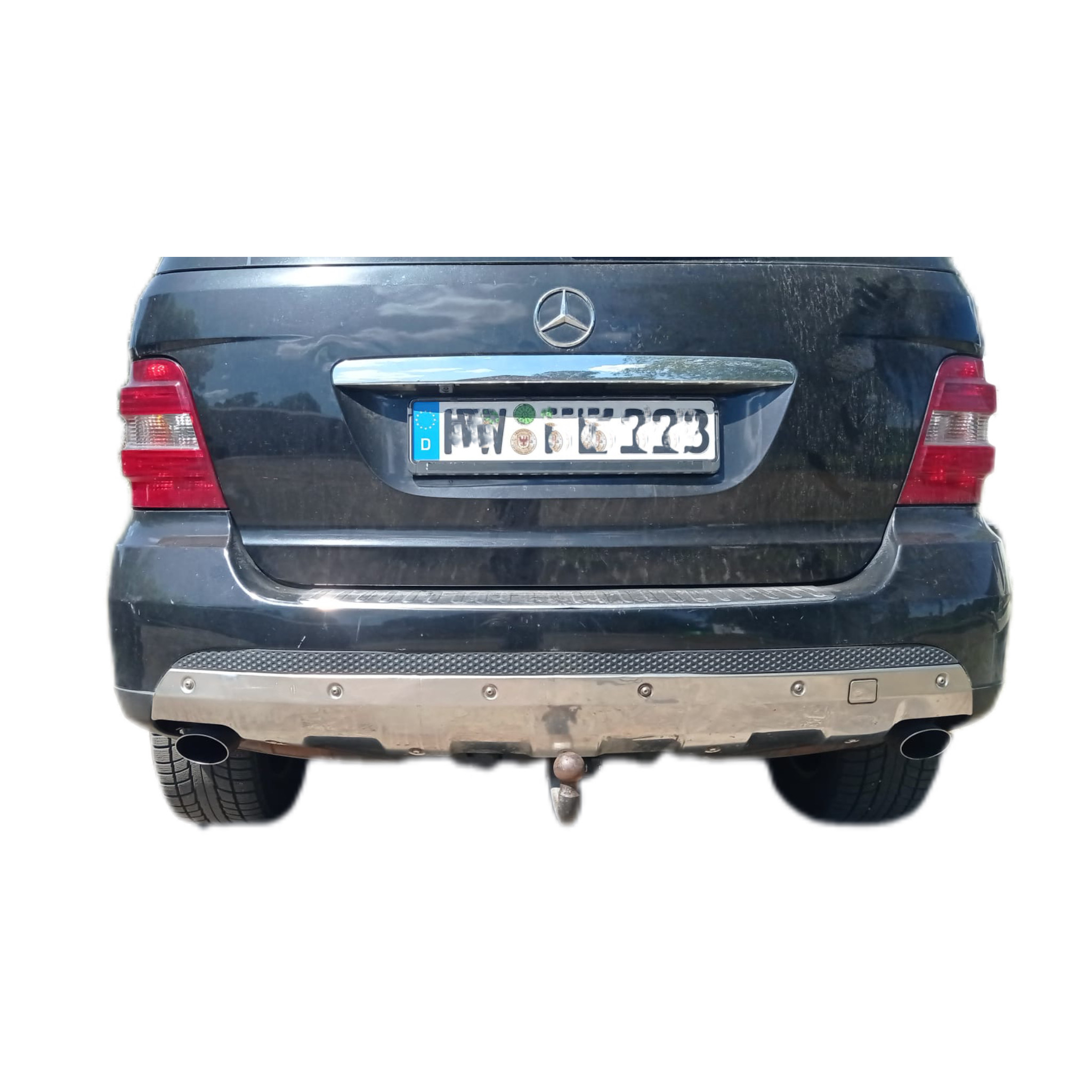 Mercedes-Benz ML350 / W164 Stainless Steel Car Bumper Guard For Edge Protection Or Decoration
