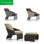 Outdoor Garden Set Aluminum Frame and Rope Braid Furniture in Customized Color