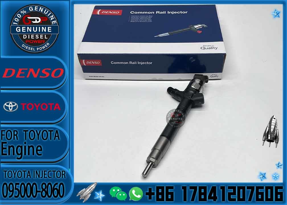 New Fuel Injector 095000-8060 095000-9770 095000-8050 23670-59017 23670-59018 23670-51040 For TOYO-TA LAND CRUISER 1VD-F