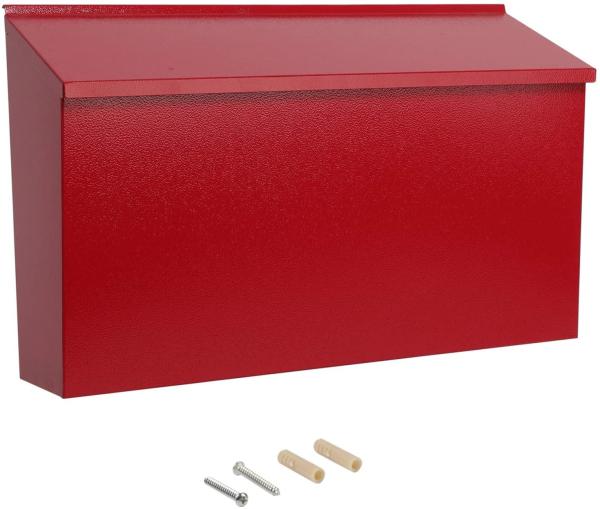 Wall Mounted Black Powder Coating Brazilian Metal Package Drop Box for Parcel