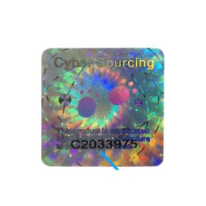 Quality Security Custom Laser Anti Counterfeiting Label 3D Dynamic Trademark Code wholesale