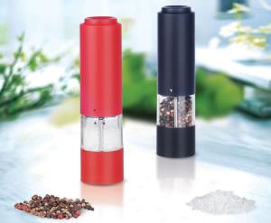 Quality ABS Electric pepper mill grinder with light wholesale