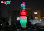 Custom 8.5M Outdoor Christmas Decoration Inflatable Cartoon Character Model
