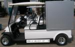 Electric Utility Golf Cart 2 Seaters With Aluminum Box For Transportation