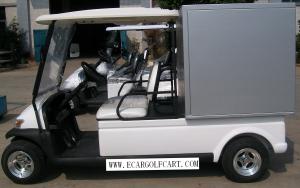Quality Electric Utility Golf Cart 2 Seaters With Aluminum Box For Transportation wholesale