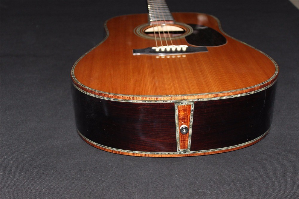 AAAA all solid dreadnought guitars customize D-45 handmade amazing acoustic guitar