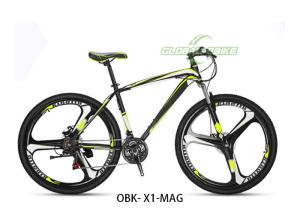 Quality Comfortable Steel Frame Mountain Bicycles With Shimano 21 Speed OBK-X1-MAG wholesale