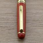 Red Sandalwood Luxury Roller Ball Pen 0.5mm Business Roller Pen With Gold