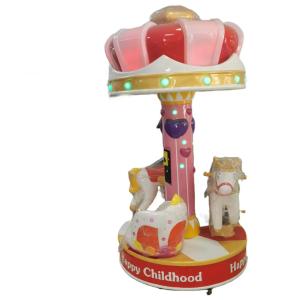 Quality Amusement Park Carousel Kiddie Ride Coin Operated Kid Arcade Games wholesale
