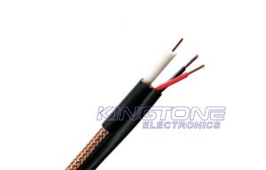 Quality 95% CCA Braiding RG59/U CCTV Coaxial Cable with 2 × 0.75 mm2 CCA Power Siamese Cable wholesale