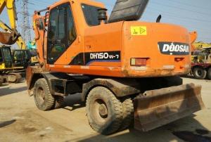 Quality USED DOOSAN DH150W-7 Wheel Excavator wholesale