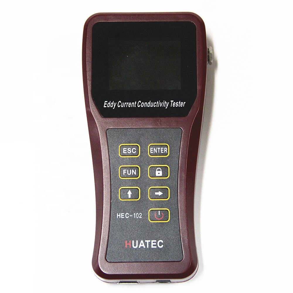 HEC-102 Non Ferrous Metals Portable Eddy Current Electrical Conductivity Purity Meter