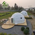 2022 Outdoor Family Garden Glamping Dome House 6m Dome Tent with Bathroom