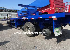 Quality 500mm Beam Flat Bed Semi Trailer 40 Feet Flatbed Trailer Semi Truck wholesale