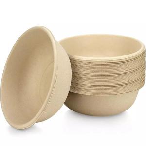 Quality 100% Biodegradable Paper Bowls For Hot And Appetizers Household Food Containers Disposable Bowls wholesale