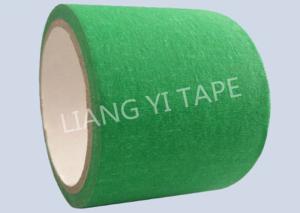 Quality Green Heat Resistant Insulation Tape , Crepe Paper Automotive Adhesive Tape wholesale