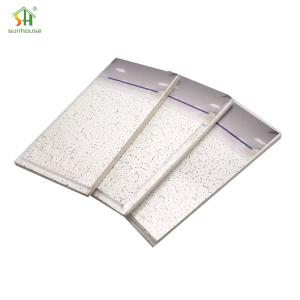 Quality Eco Friendly Mineral Wool Ceiling Tiles Recycled Soundproof Boards For Green Construction wholesale