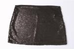 Nightclub Style Black Sexy Women Mini Skirt 100% Polyester With Sequin