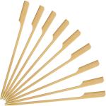 Eco Friendly Disposable BBQ Bamboo Food Picks Skewers 12 Inch