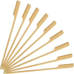 Quality Eco Friendly Disposable BBQ Bamboo Food Picks Skewers 12 Inch wholesale