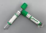 Blood Gas Analysis Green Blood Vacuum Container Heparin Anticoagulant Tube