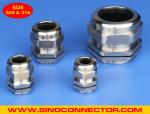 IP68 Watertight Cable Gland BSP1/2" (Ø 10-14mm) Stainless Steel AISI 304, AISI