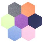 Beveled Edge Decor Felt Decorative Acoustic Panels 9mm Polyester Fiber