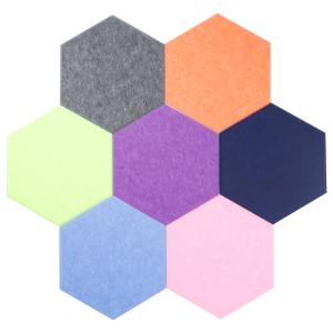 Quality Beveled Edge Decor Felt Decorative Acoustic Panels 9mm Polyester Fiber wholesale