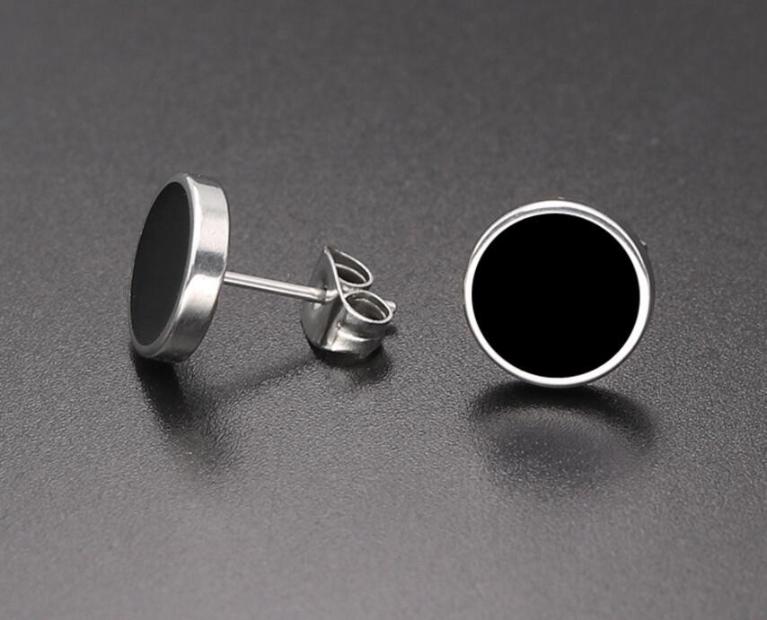 Hot Selling 6mm Small Stud Earrings Jewelry Stainless Steel Silver Earring Women/Men Girls Piercing Jewelry