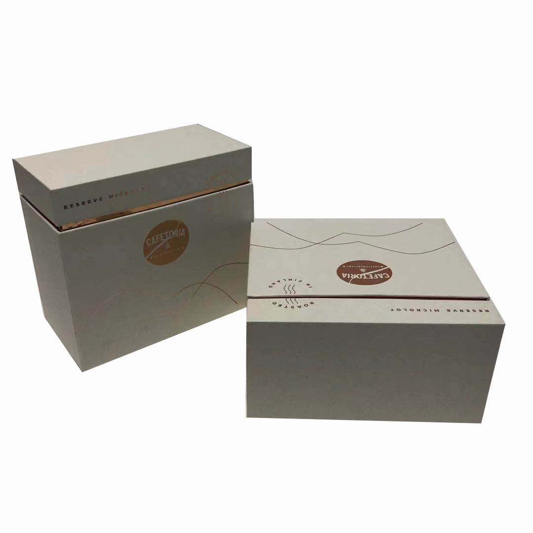 Custom Size Paper Gift Packaging Boxes Cardboard Tea Coffee Packaging Box