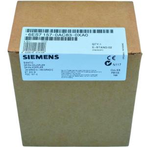 SIEMENS 6ES7157-0AC83-0XA0 SIMATIC DP, FIELD DEVICE INTERFACE DP/PA COUPLER FDC157-0 NOT EX-VERSION 1000MA/31V FIELD BUS COUPLER BETWEEN PROFIBUS DP AND PROFIBUS PA INTEGRATED DIAGNOSTICS SLAVE CAN