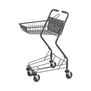Quality Japan Style Gray Supermarket Trolley Cart Grocery Store Shopping Cart CE wholesale